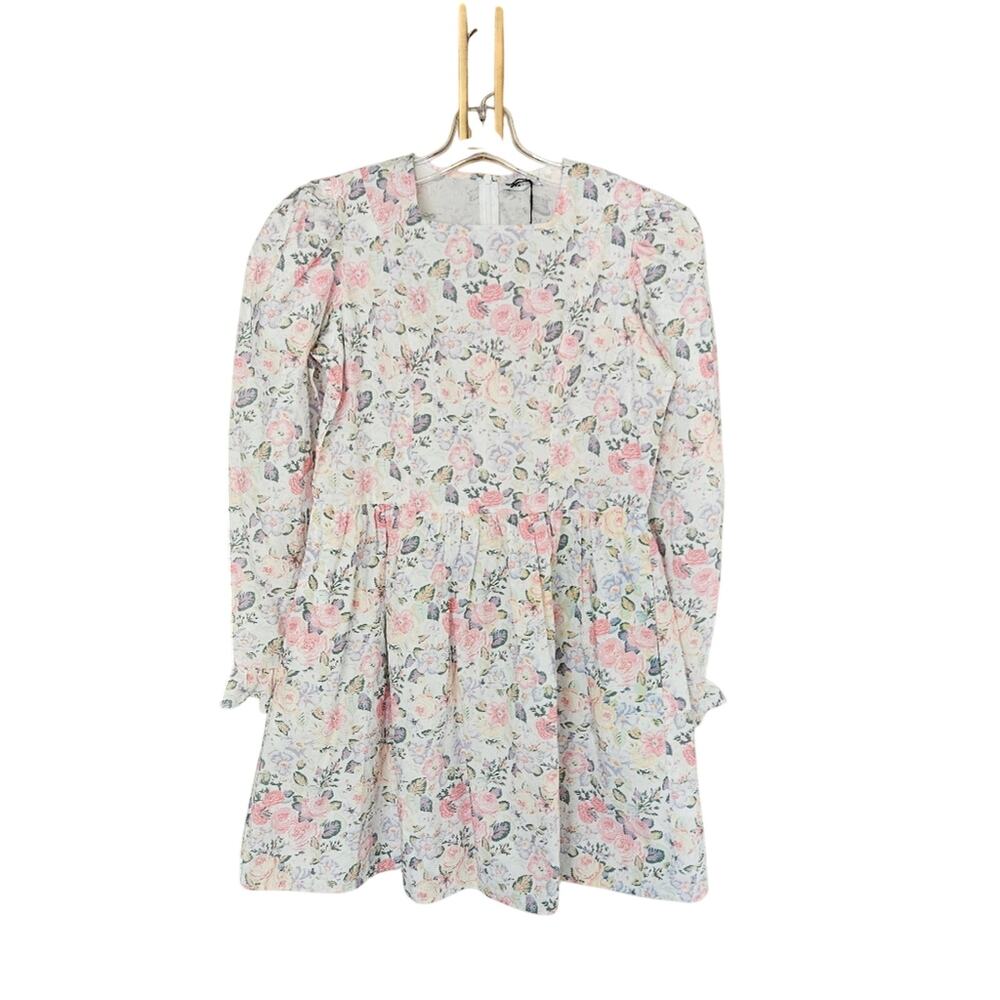 Batsheva x Laura Ashley White Floral Mini Prairie Dress Quartet NWT Size 10 - Picture 5 of 15